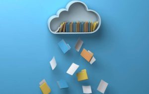 store wordpress files in the cloud